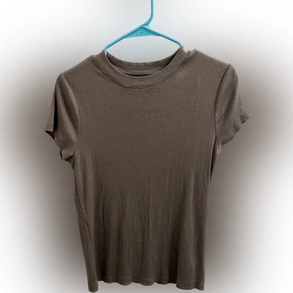 Gray/beige Soft Tee - Picture 2 of 5